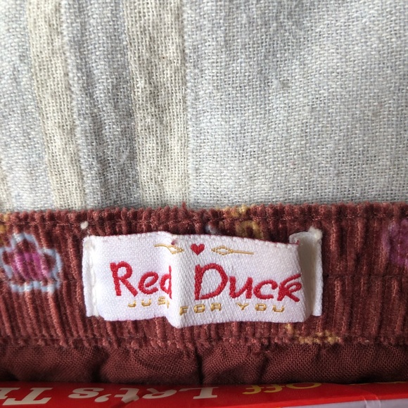 Red Duck corduroy skirt - Picture 6 of 10